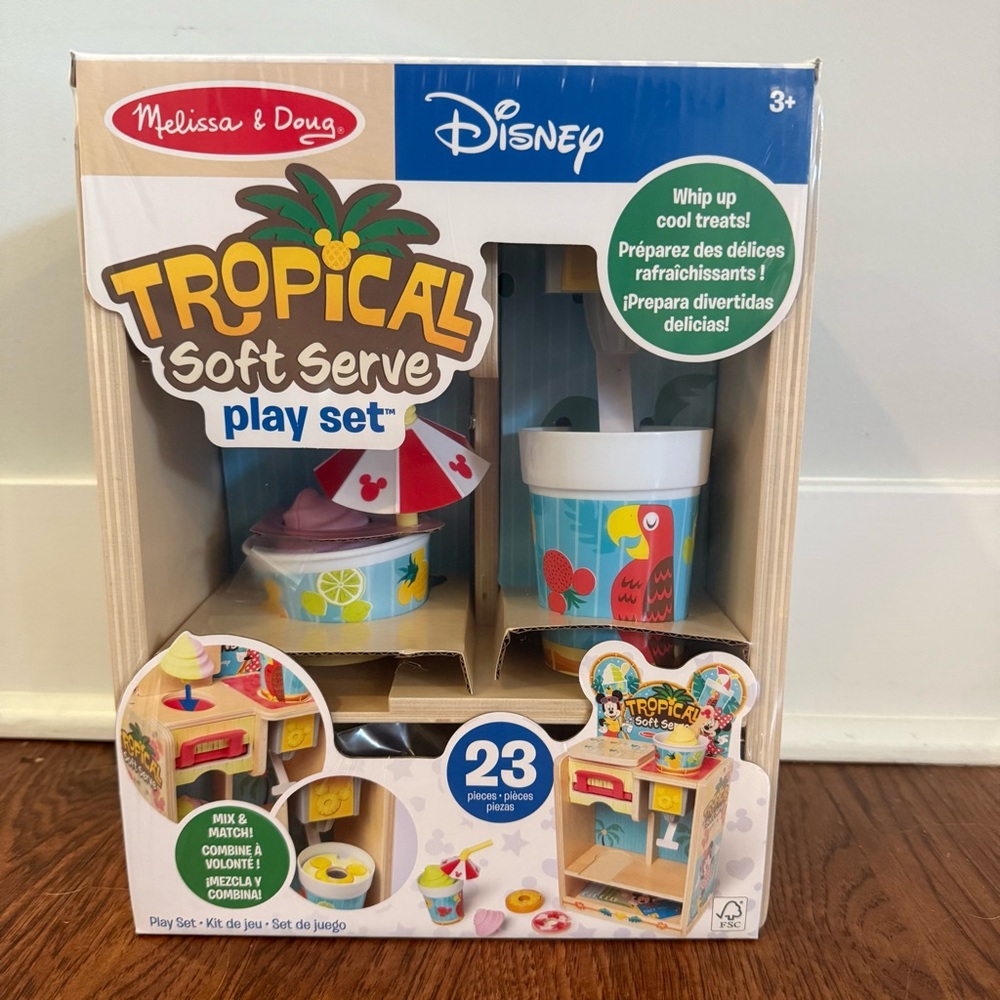Melissa & Doug Disney Tropical Soft Serve Playset Mickey Mouse Hot Toy kids